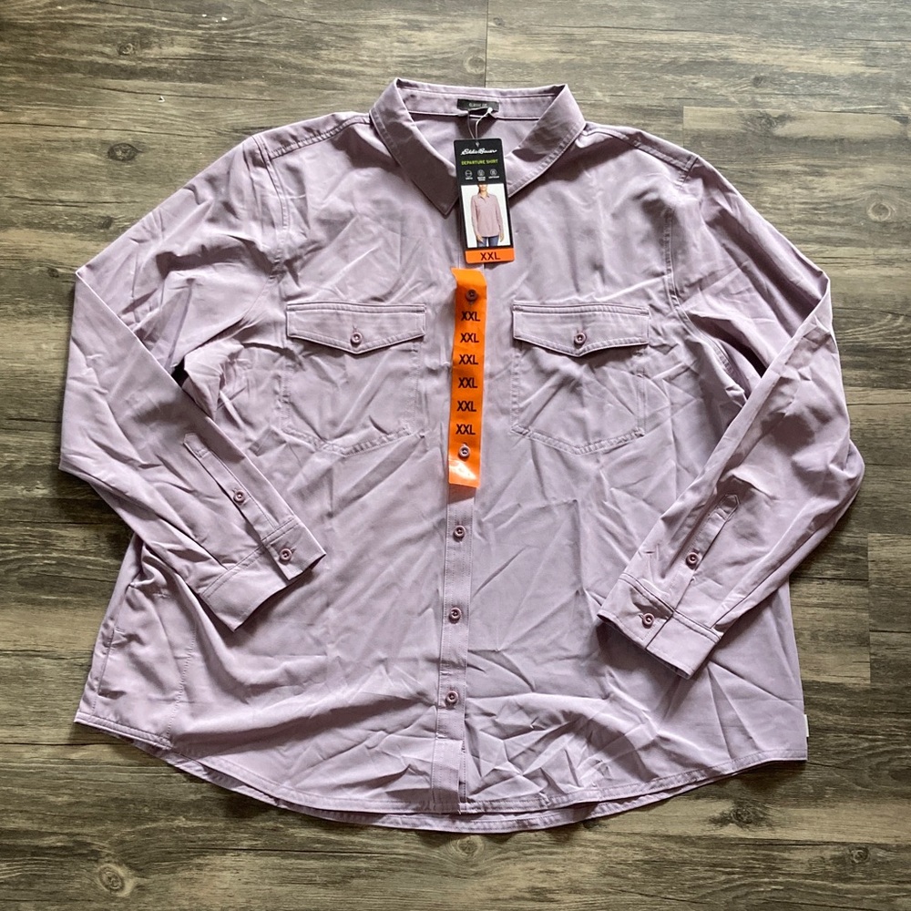 Eddie Bauer Classic Fit Departure Button Down Shirt. Size XXL